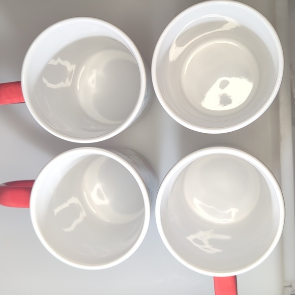 Northern Friends Holiday set of 4 porcelain Mugs by Maison Plus - Picture 7 of 7